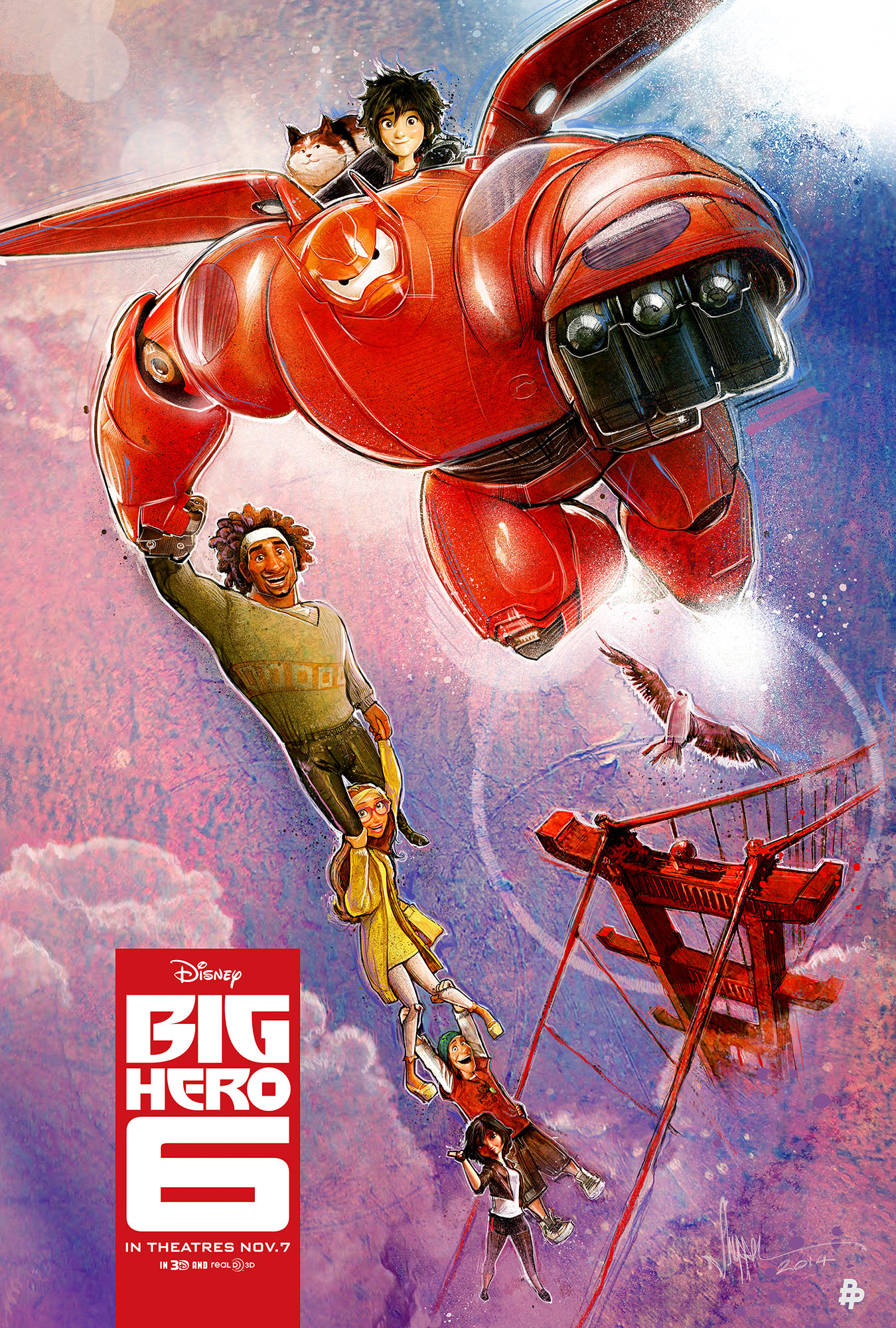 EXCLUSIVE! The Poster Posse Rolls Out Phase 2 For Disney’s “Big Hero 6