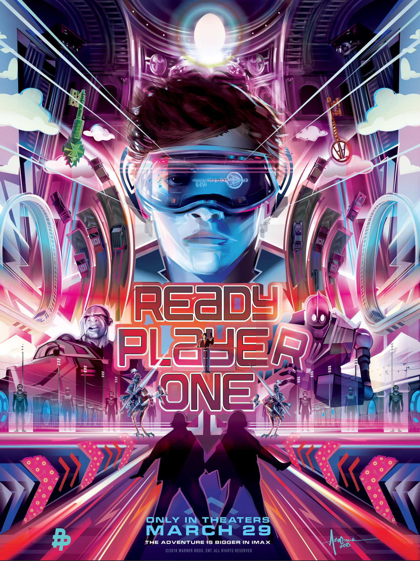 Rodolfo Reyes - Ready Player One Exclusive poster artwork