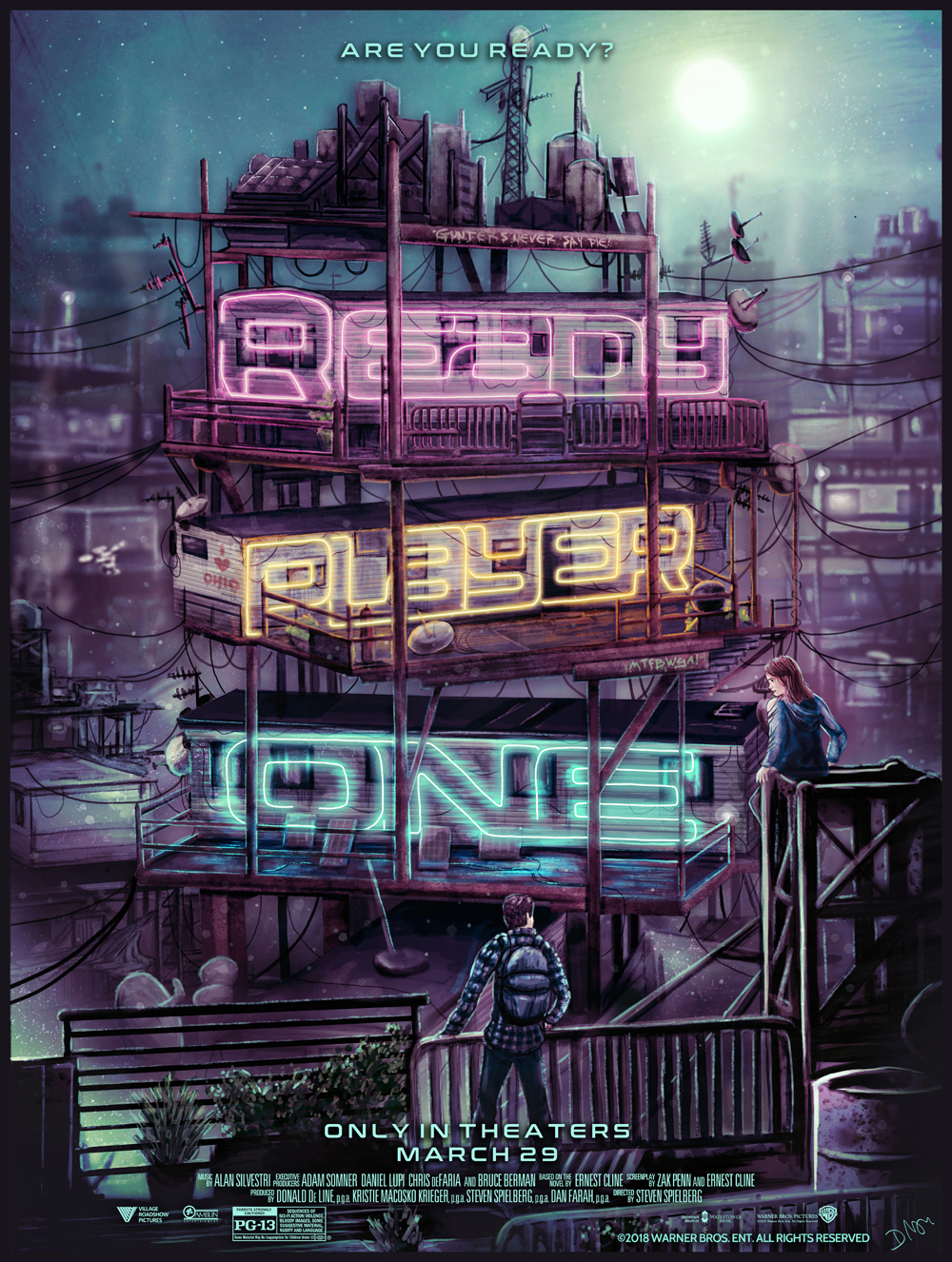 Rodolfo Reyes - Ready Player One Exclusive poster artwork