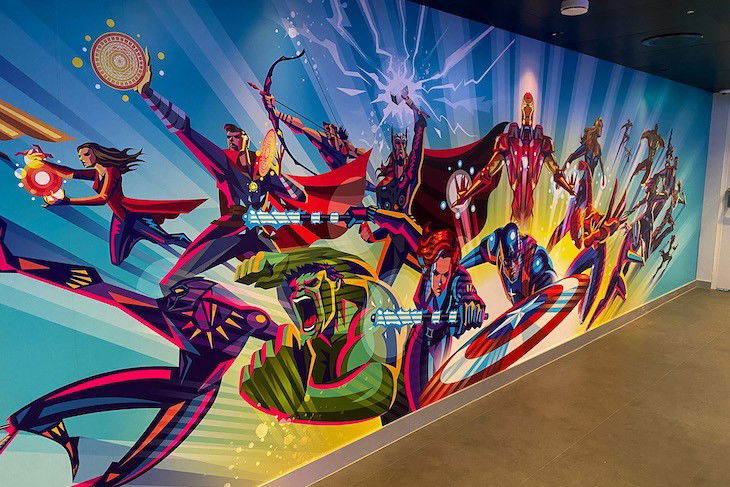 Artwork by Disney Cruise Line – Wish Ship Marvel Superhero Academy