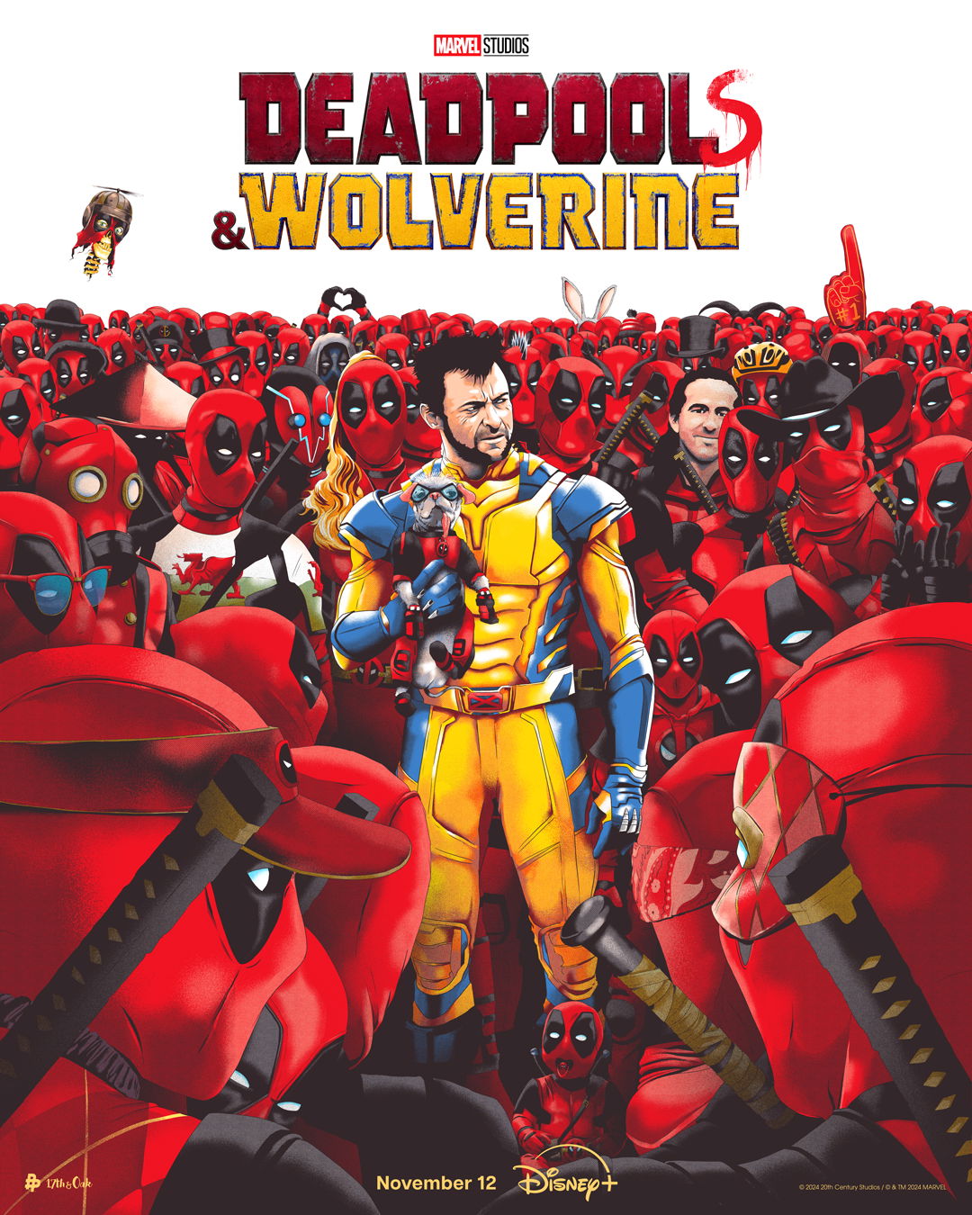 Artwork by Deadpool vs. Wolverine: Marvel Studios